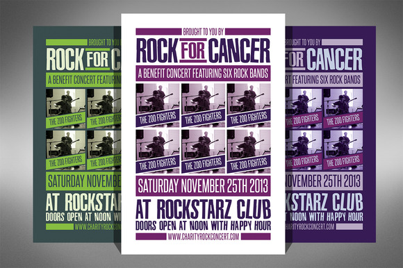Rock for Cancer Flyer